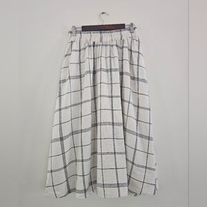 A New Day Linen Blend Skirt Small